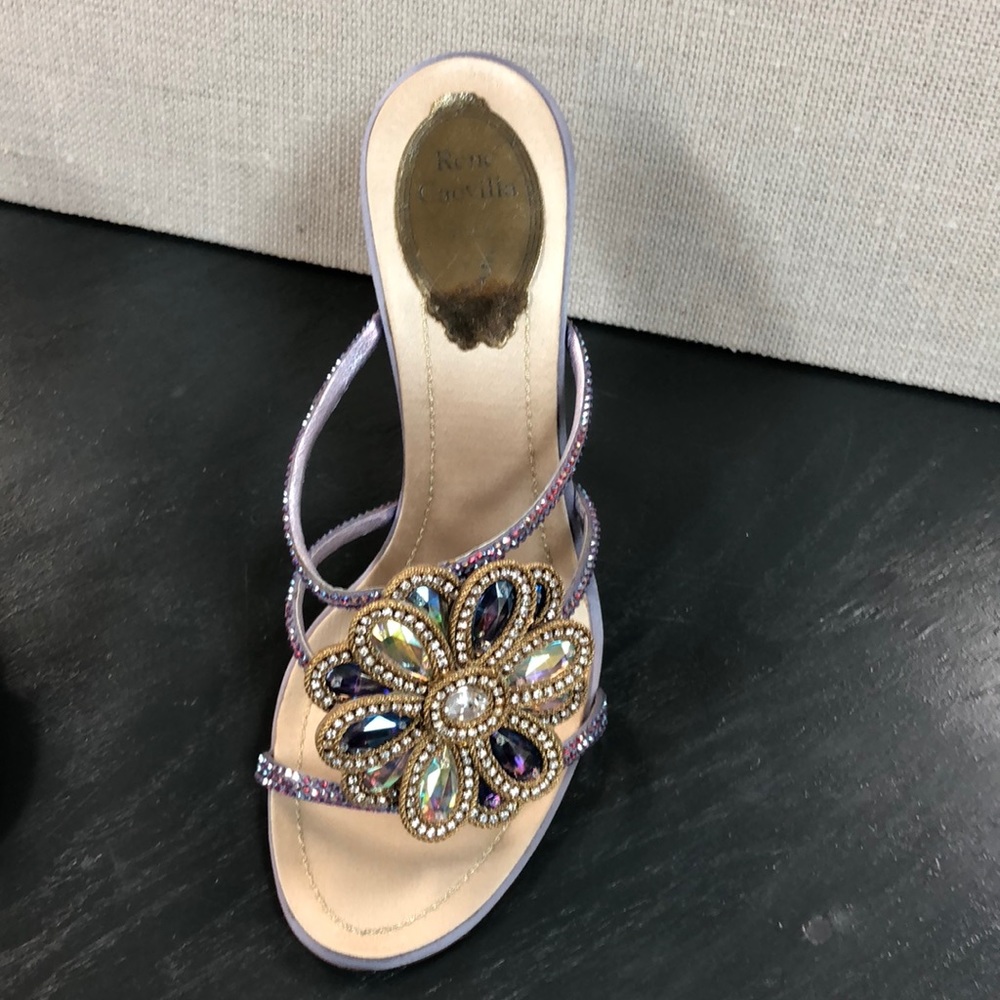 Rene caovilla floral heel - Picture 2 of 6